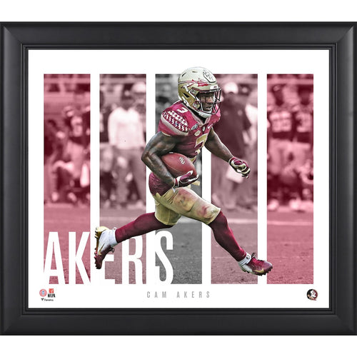 Cam Akers Florida State Seminoles Framed 15'' x 17'' Player Panel Collage
