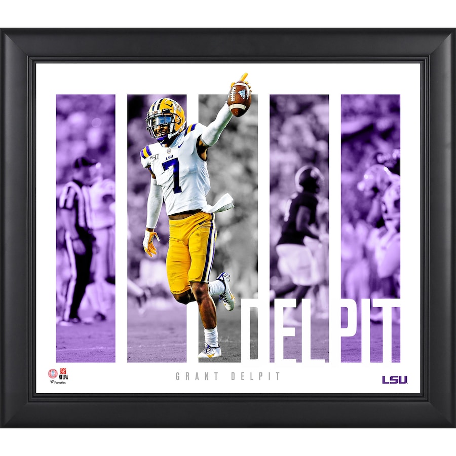 Grant Delpit LSU Tigers Framed 15'' x 17'' Player Panel Collage