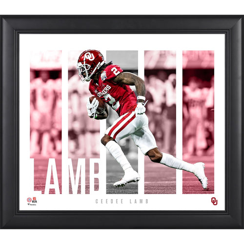 CeeDee Lamb Oklahoma Sooners Framed 15'' x 17'' Player Panel Collage