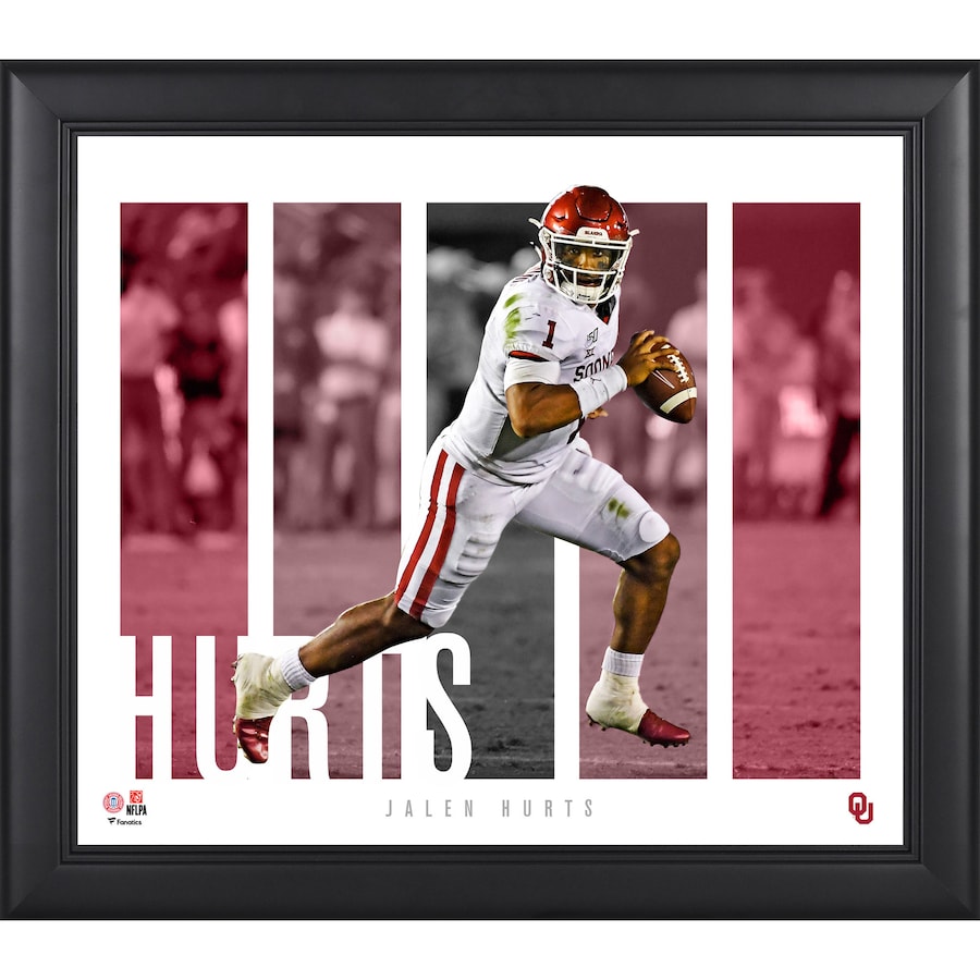 Jalen Hurts Oklahoma Sooners Framed 15'' x 17'' Player Panel Collage