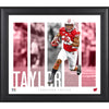 Jonathan Taylor Wisconsin Badgers Framed 15'' x 17'' Player Panel Collage