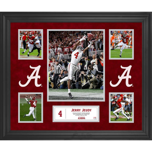Jerry Jeudy Alabama Crimson Tide Framed 5-Photo Collage