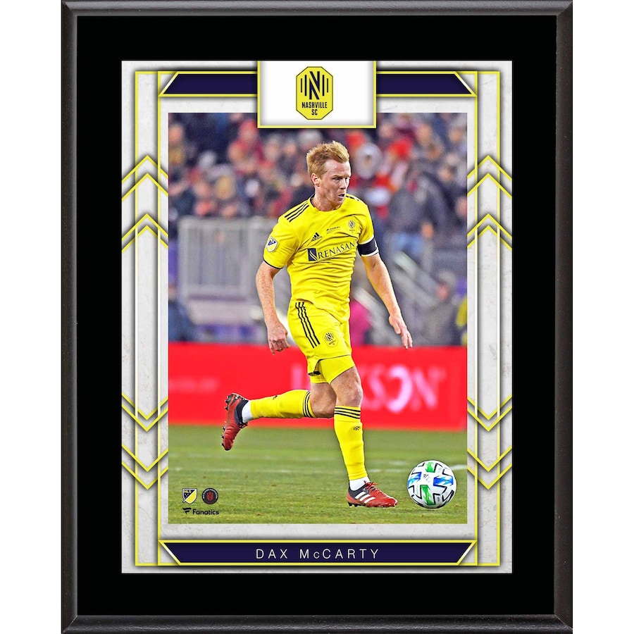 Dax McCarty Nashville SC 10.5'' x 13'' Sublimated Player Plaque