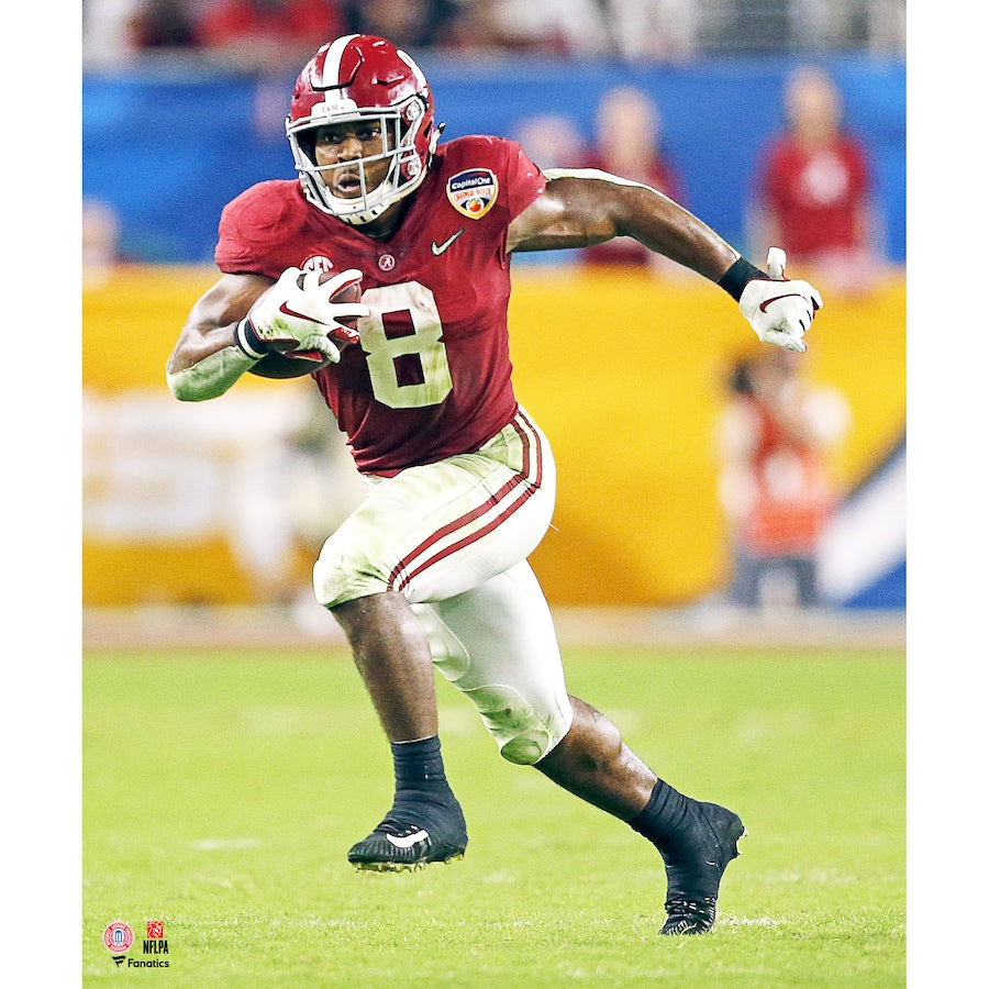 Josh Jacobs Alabama Crimson Tide Unsigned Running Photograph