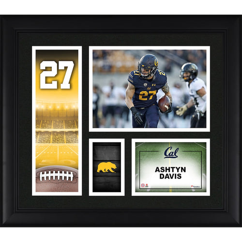 Ashtyn Davis Cal Bears Framed 15'' x 17'' Player Core Collage