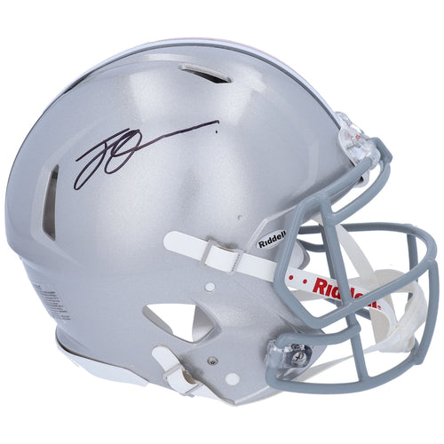 Jeff Okudah Ohio State Buckeyes Autographed Riddell Speed Authentic Helmet