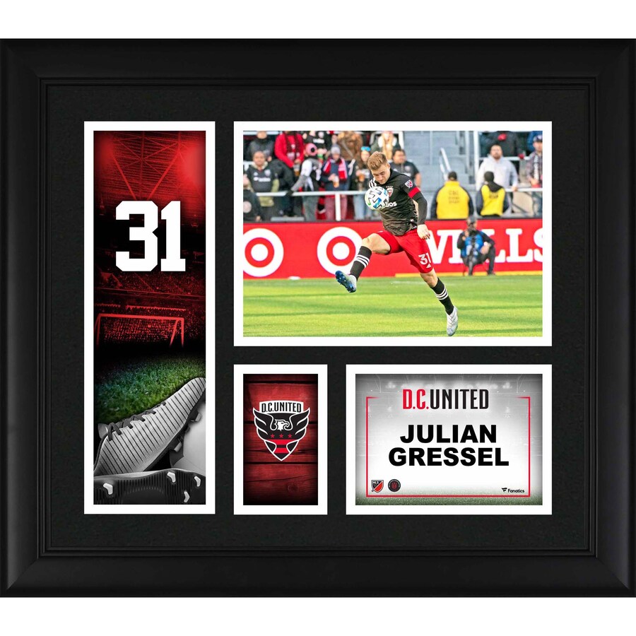 Julian Gressel D.C. United Framed 15'' x 17'' Player Core Collage