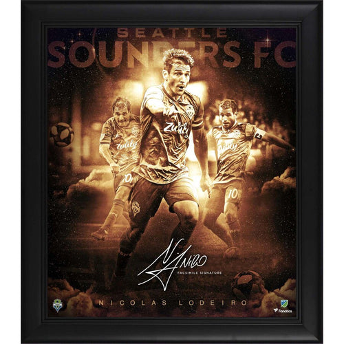 Nicolas Lodeiro Seattle Sounders FC Framed 15'' x 17'' Stars of the Game Collage - Facsimile Signature