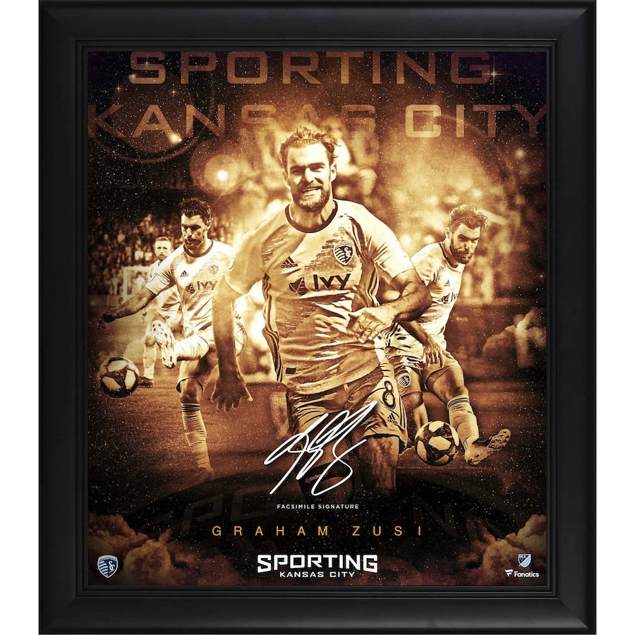 Graham Zusi Sporting Kansas City Framed 15'' x 17'' Stars of the Game Collage - Facsimile Signature