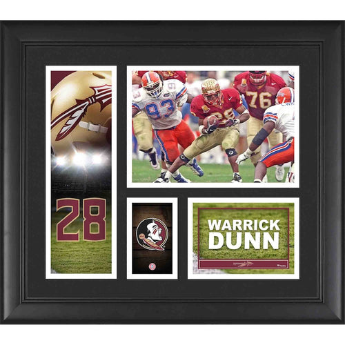 Warrick Dunn Florida State Seminoles Framed 15'' x 17'' Player Core Collage