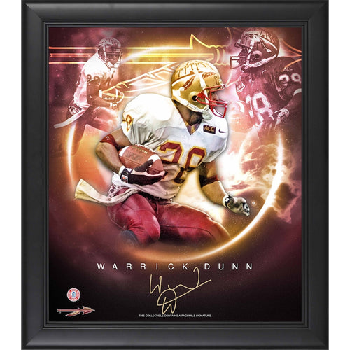 Warrick Dunn Florida State Seminoles Framed 15'' x 17'' Stars of the Game Collage - Facsimile Signature