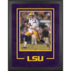Joe Burrow LSU Tigers Deluxe Framed Autographed 16'' x 20'' Passing Photograph