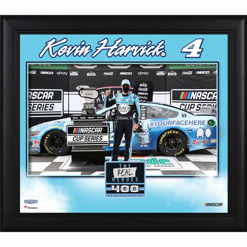 Kevin Harvick Framed 15'' x 17'' 2020 The Real Heroes 400 Champion Collage