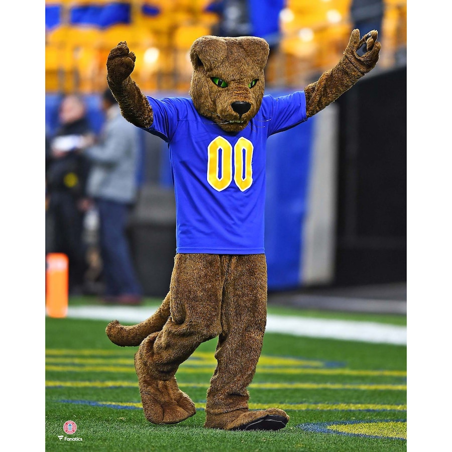 Pitt Panthers Unsigned ROC The Panther Entertaining Crowd Photograph ...