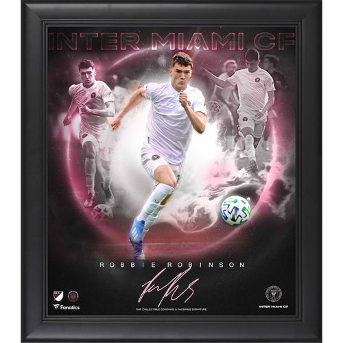 Robbie Robinson Inter Miami CF Framed 15'' x 17'' Stars of the Game Collage - Facsimile Signature