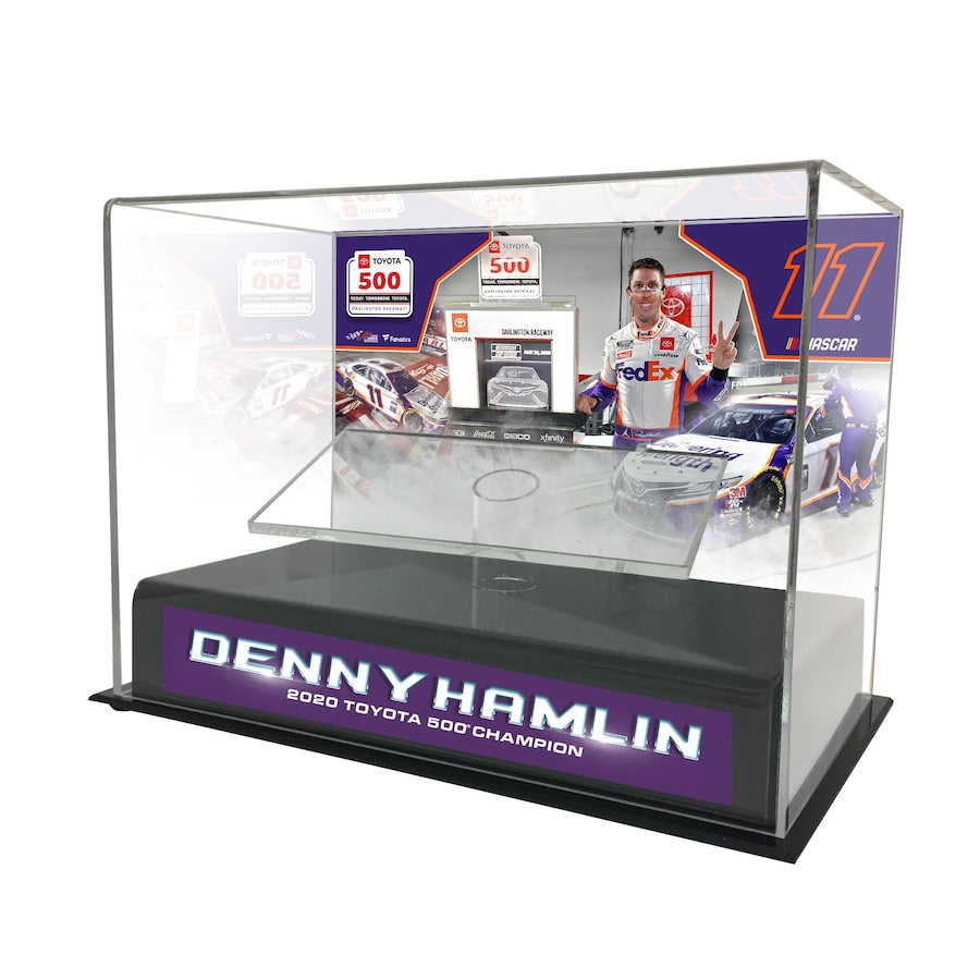 Denny Hamlin 2020 Toyota 500 Champion 1:24 Die Cast Display Case with Sublimated Plate