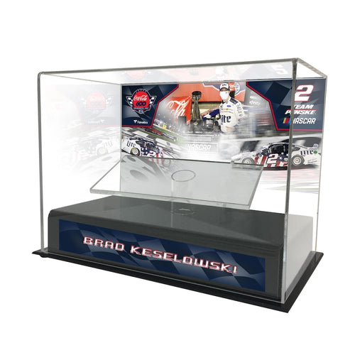 Brad Keselowski 2020 Coca-Cola 600 Champion 1:24 Die Cast Display Case with Sublimated Plate