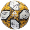 FC Dallas Autographed Match-Used ''Kick Childhood Cancer'' Soccer Ball from the 2019 MLS Season with 24 Signatures