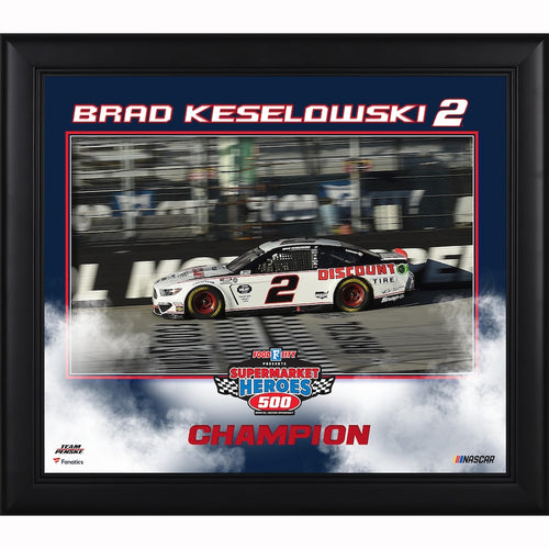 Brad Keselowski Framed 15'' x 17'' 2020 Food City Supermarket Heroes 500 Champion Collage