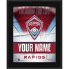 Colorado Rapids 10.5'' x 13'' Personalized Sublimated Team Logo Plaque