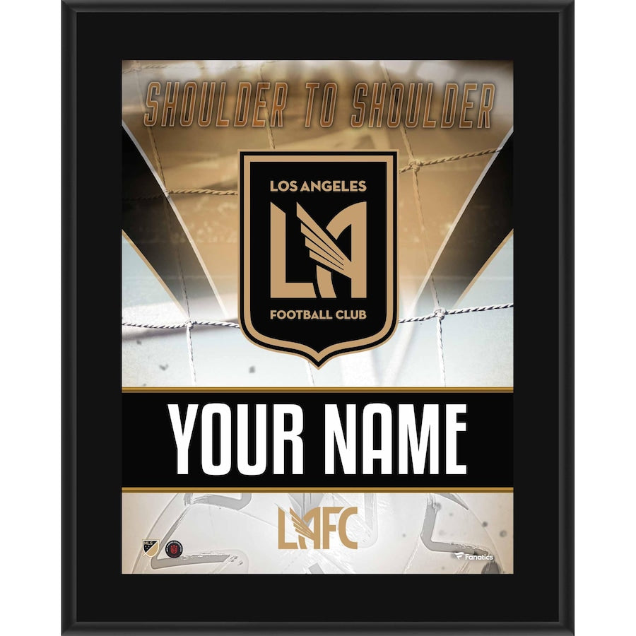 LAFC 10.5'' x 13'' Personalized Sublimated Team Logo Plaque
