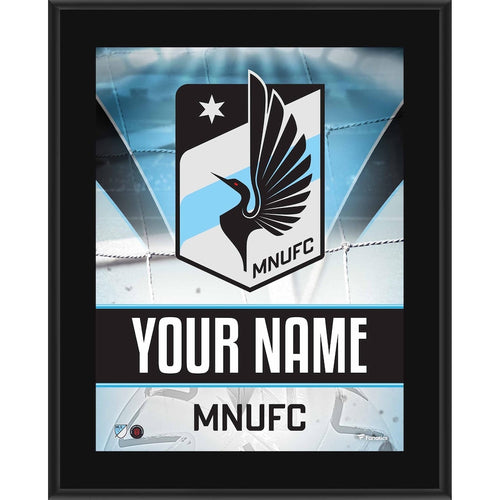 Minnesota United FC 10.5'' x 13'' Personalized Sublimated Team Logo Plaque