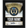 Philadelphia Union 10.5'' x 13'' Personalized Sublimated Team Logo Plaque