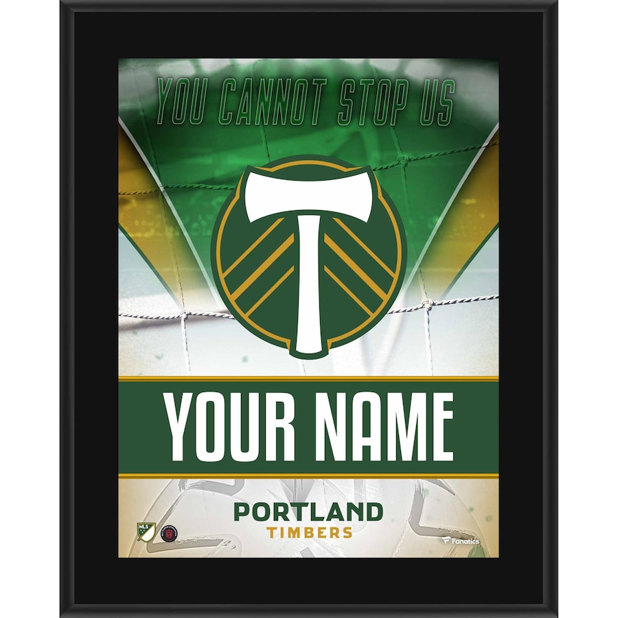 Portland Timbers 10.5'' x 13'' Personalized Sublimated Team Logo Plaque