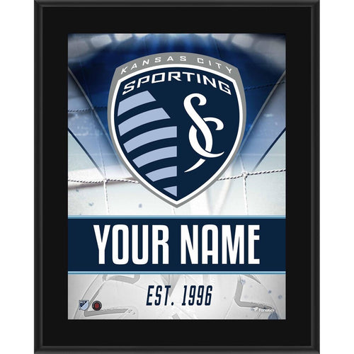 Sporting Kansas City 10.5'' x 13'' Personalized Sublimated Team Logo Plaque