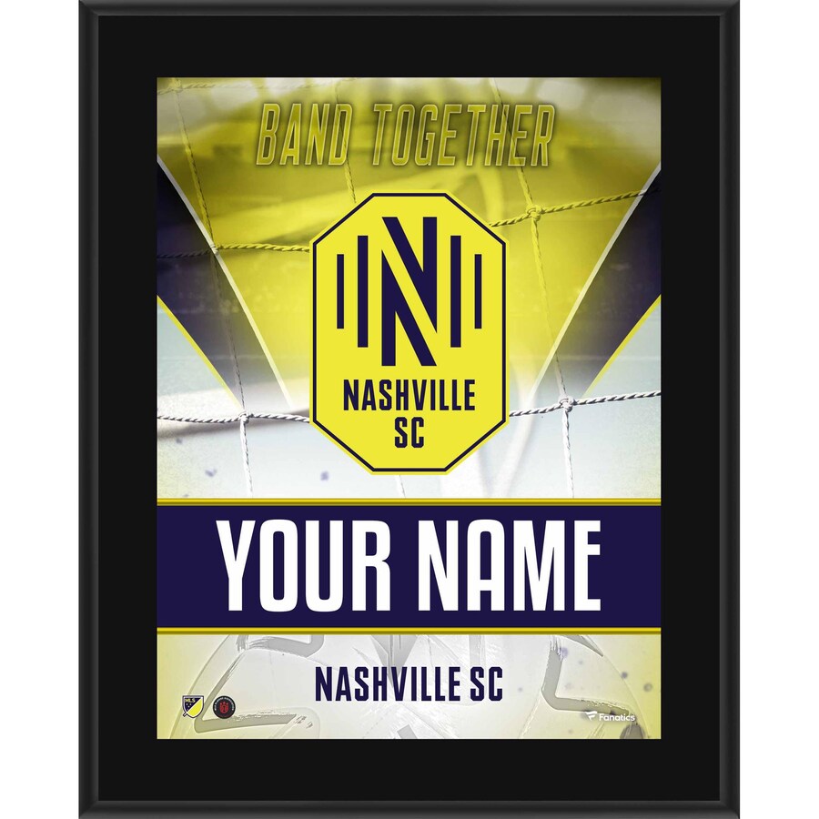 Nashville SC 10.5'' x 13'' Personalized Sublimated Team Logo Plaque