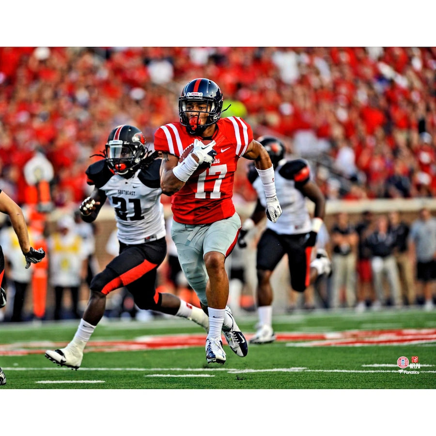 Evan Engram Ole Miss Rebels Unsigned Running Photograph