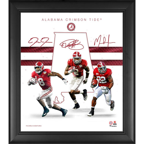 Alabama Crimson Tide Framed 15'' x 17'' Running Backs Franchise Foundations Collage
