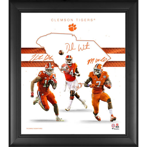 Clemson Tigers Framed 15'' x 17'' 2016 Champions Franchise Foundations Collage