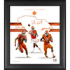 Clemson Tigers Framed 15'' x 17'' 2016 Champions Franchise Foundations Collage