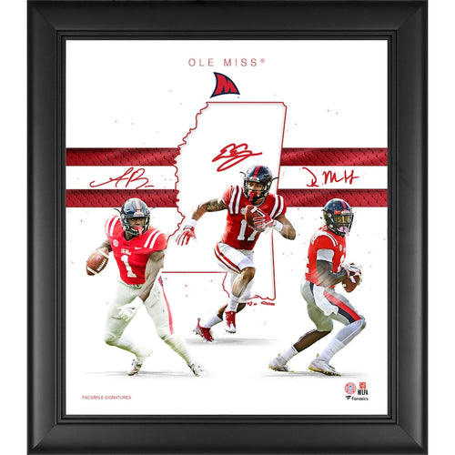 Ole Miss Rebels Framed 15'' x 17'' Franchise Foundations Collage