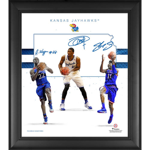 Kansas Jayhawks Framed 15'' x 17'' Franchise Foundations Collage