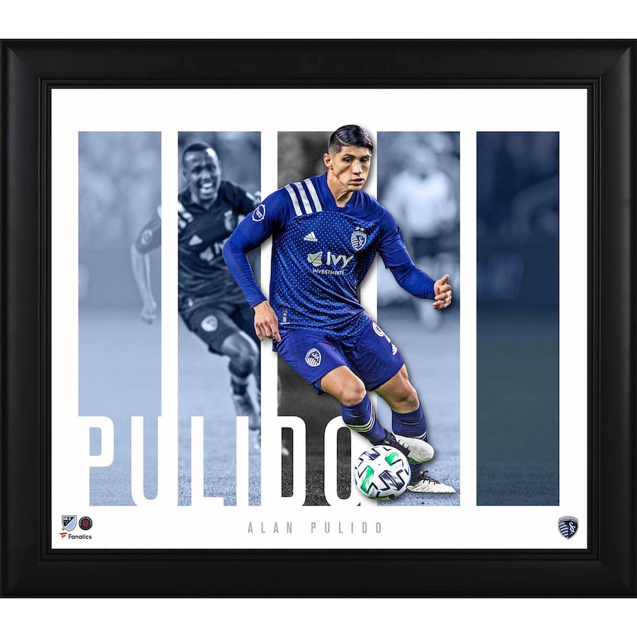 Alan Pulido Sporting Kansas City Framed 15'' x 17'' Player Panel Collage