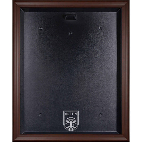 Austin FC Brown Framed Team Logo Jersey Display Case