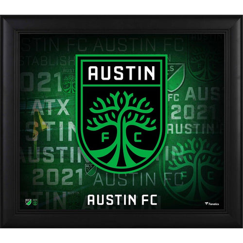 Austin FC Framed 15'' x 17'' Team Heritage Collage