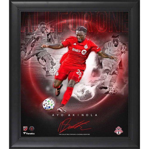 Ayo Akinola Toronto FC Framed 15'' x 17'' Stars of the Game Collage - Facsimile Signature
