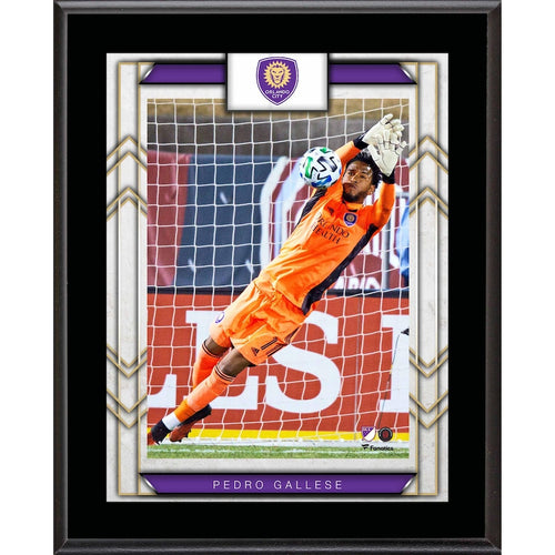 Pedro Gallese Orlando City SC 10.5'' x 13'' Sublimated Player Plaque