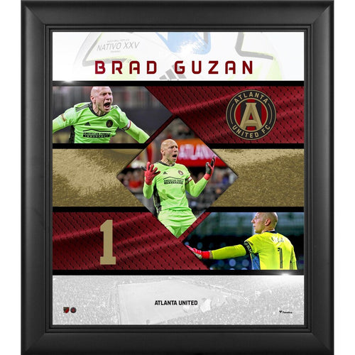 Brad Guzan Atlanta United FC Framed 15'' x 17'' Stitched Stars Collage