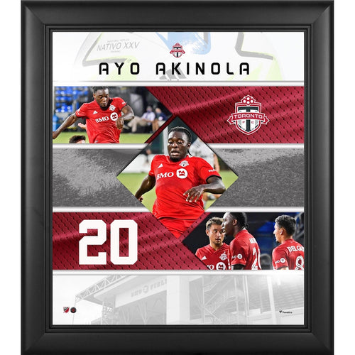 Ayo Akinola Toronto FC Framed 15'' x 17'' Stitched Stars Collage