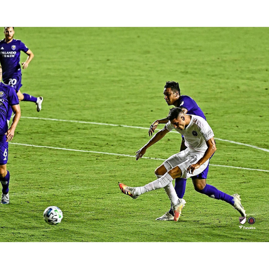 Julian Carranza Inter Miami CF Unsigned Goal for the First Win in Club History Photograph