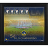 LA Galaxy Framed 15'' x 17'' MLS Cup Championship Count Collage