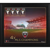 D.C. United Framed 15'' x 17'' MLS Cup Championship Count Collage