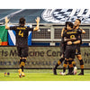 Christian Ramirez Houston Dynamo Unsigned Goal Celebration in Win vs. Sporting Kansas City Photograph