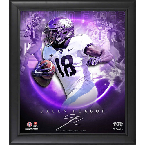 Jalen Reagor TCU Horned Frogs Framed 15'' x 17'' Stars of the Game Collage - Facsimile Signature