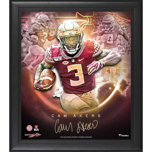 Cam Akers Florida State Seminoles Framed 15'' x 17'' Stars of the Game Collage - Facsimile Signature