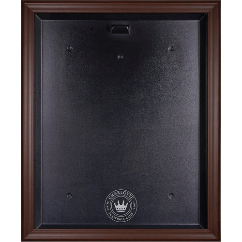 Charlotte FC Brown Framed Team Logo Jersey Display Case